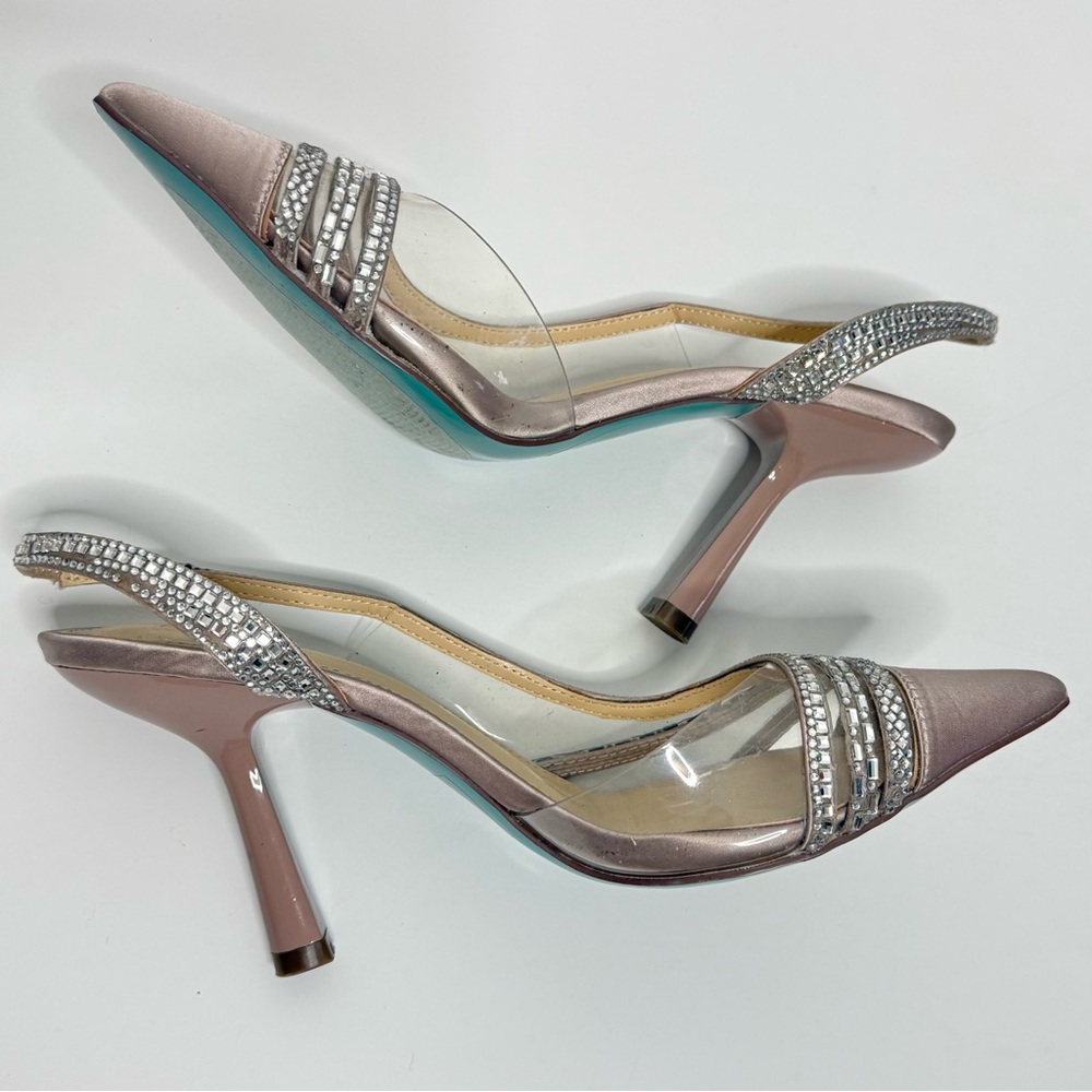 Betsey Johnson Dora Embellished Slingback Heels - Picture 7 of 10